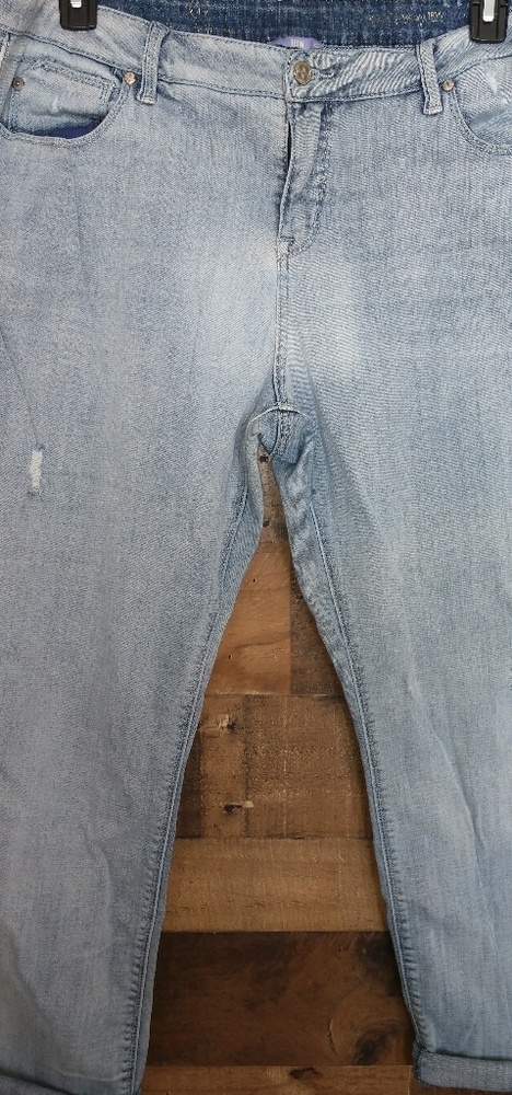 Boyfriend jeans gently worn